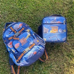 Pottery Barn backpack and lunch box